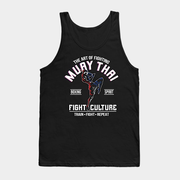 Muay Thai fight culture Tank Top by Teefold